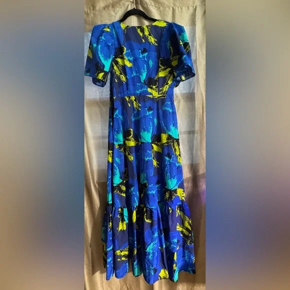 Christopher John Rogers x Target Puff Sleeve Maxi Dress Size 4 - Picture 4 of 8